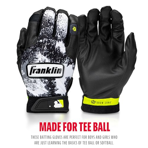 Franklin Sports MLB Youth Teeball Batting Gloves - Flexible Pro Kids Baseball + Softball Gloves for Boys + Girls - Image 6