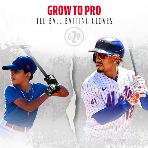 Franklin Sports MLB Youth Teeball Batting Gloves - Flexible Pro Kids Baseball + Softball Gloves for Boys + Girls - Image 7